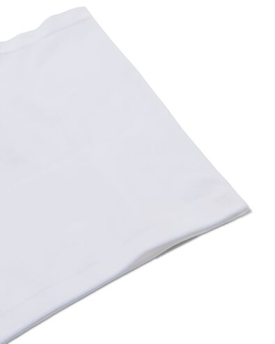 licht corrigerende dames biker bamboe hoge taille wit