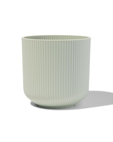 bloempot met ribbels &Oslash;13 groen