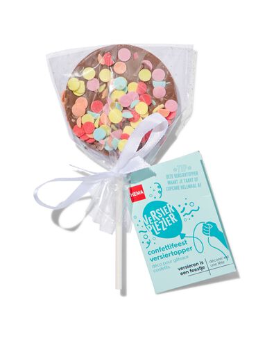 versierplezier versiertopper &Oslash;6cm - confettifeest