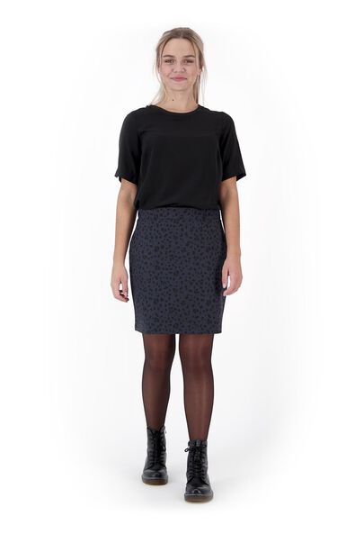 damesrok donkerblauw