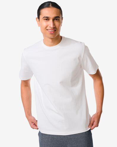 heren t-shirt relaxed fit o-hals grijs