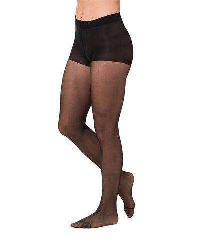2-pak panty light control shine 20 denier zwart