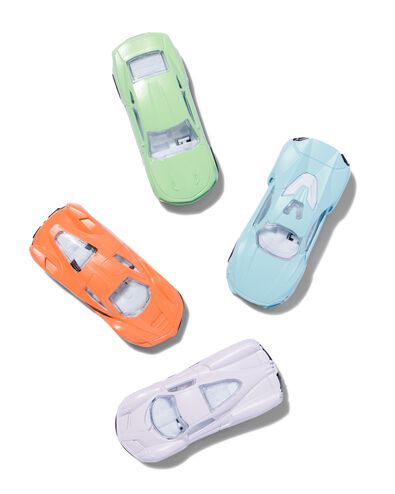 raceauto's metaal - 4 stuks
