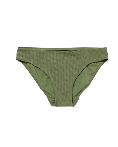 dames bikinibroekje middelhoge taille legergroen