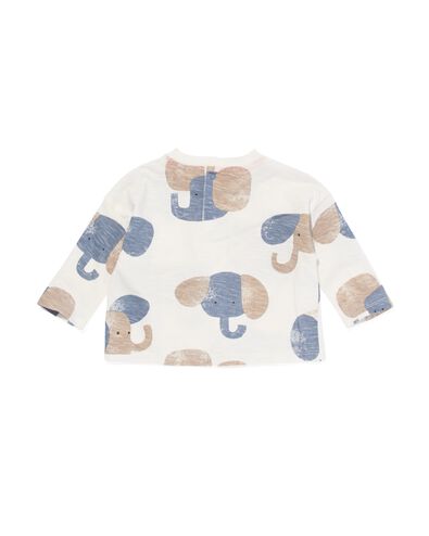baby shirt olifanten ecru