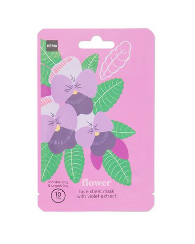 sheet gezichtsmasker bloemen