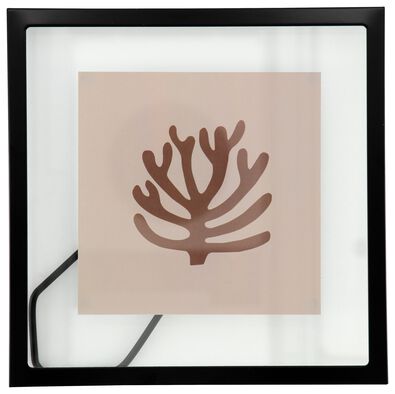 floating fotolijst metaal 15x15 zwart