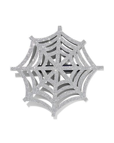 haarclip glitter spinnenweb