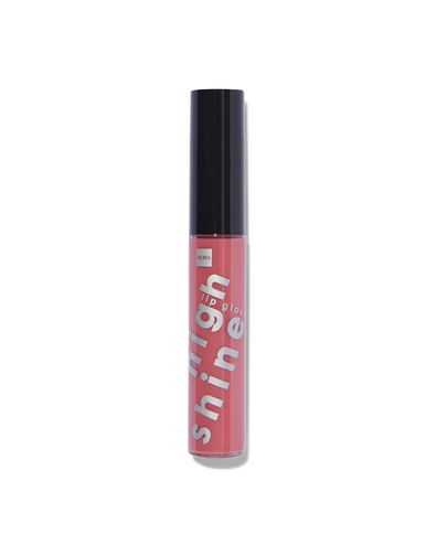 hoogglanzende lipgloss peach