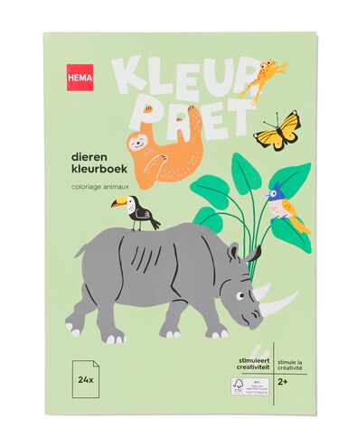 kleurboek jungle 2+