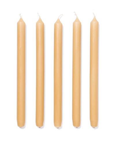 lange huishoudkaarsen &Oslash;2.2x29 naturel - 12 stuks