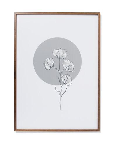 fotolijst massief notenhout 50x70