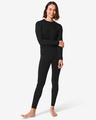 dames thermo broek zwart
