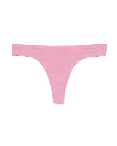 damesstring naadloos micro roze
