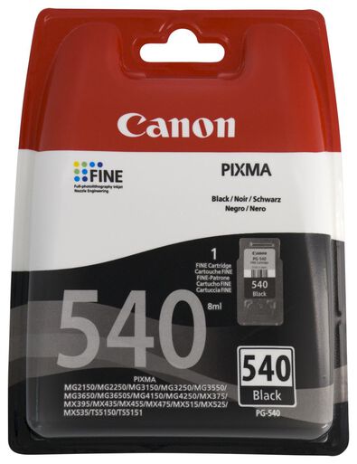 cartridge Canon PG-540 zwart