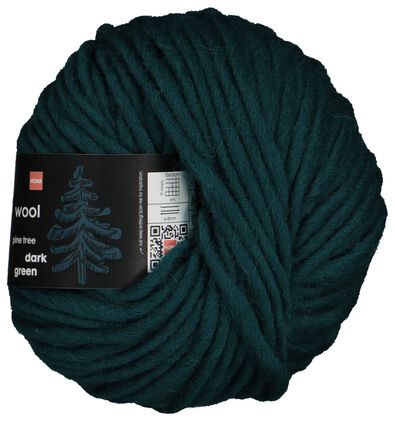 garen wol 50gram donkergroen