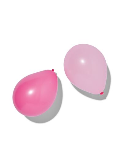 ballonnen 23cm roze/rood - 20 stuks