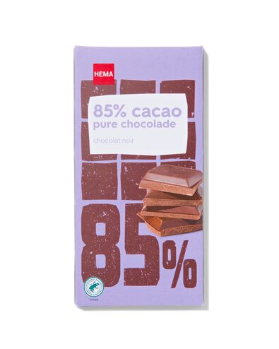 chocoladereep 85% puur 90gram