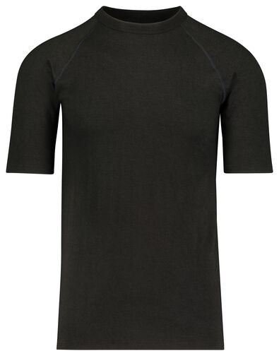 heren thermo t-shirt zwart
