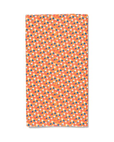 papieren tafelkleed 138x220 oranje