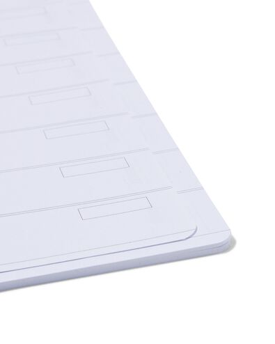 weekplanning navulling A5 voor notitieboek - 2 stuks