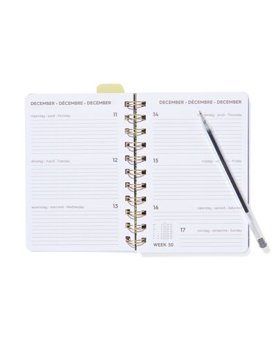 agenda met spiraal 2024 bloemen 14.8x10.5