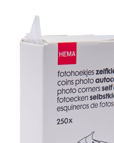250-pak fotohoekjes zelfklevend