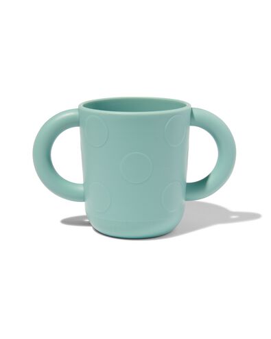 beker met handgrepen blauw