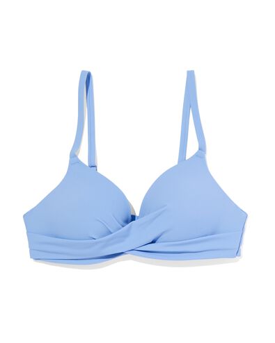 dames bikinitop lichtblauw