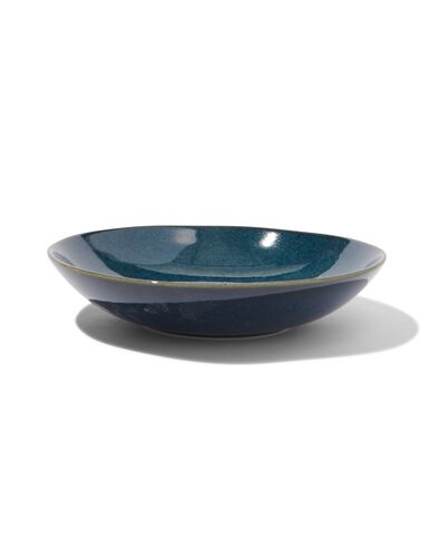 diep bord &Oslash;23cm Porto reactief glazuur donkerblauw