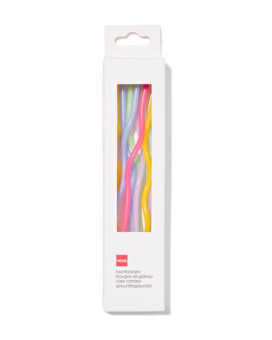taartkaarsjes gedraaid 16cm - 10 stuks