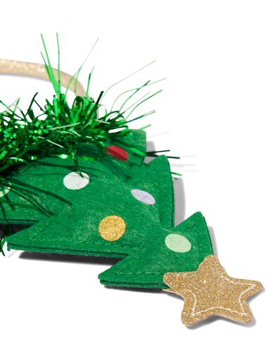 diadeem met kerstboom