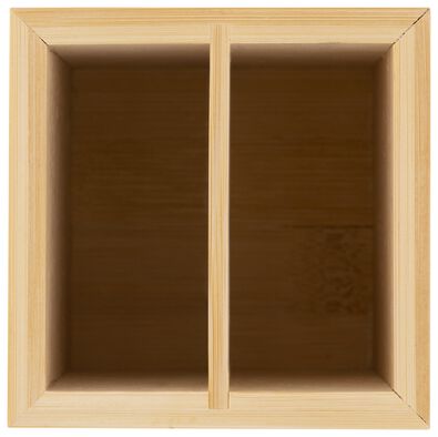 pennenbakje bamboehout 10.5x8.5x7