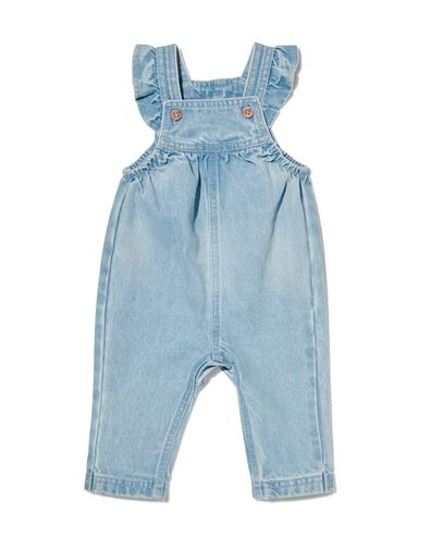 baby tuinbroek ruffle  blauw