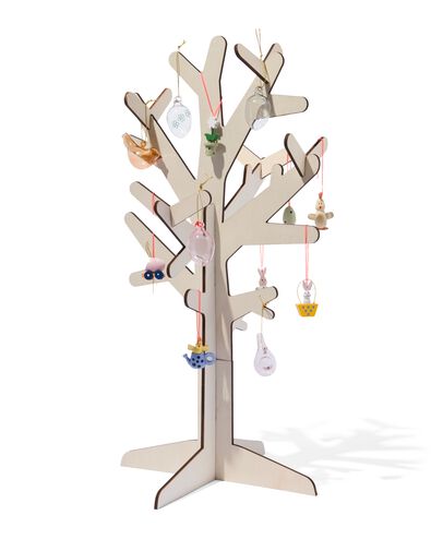 houten decoratie paasboom 33cm