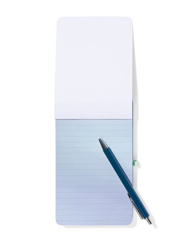 schrijfblok met navulbare pen 17x11