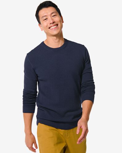 heren trui  blauw