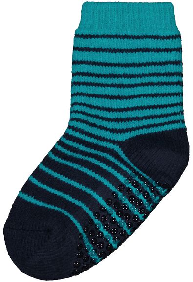 kinder huissokken antislip blauw