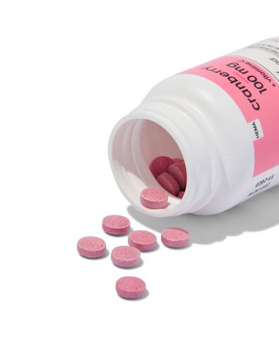 cranberry 100mg + vitamine C - 60 stuks