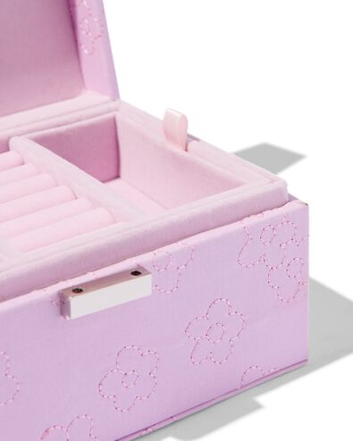 sieradendoos roze 17.5x13x10.5