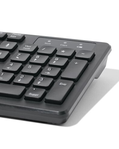 azerty toetsenbord draadloos zwart