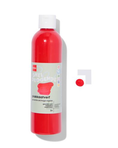 plakkaatverf rood 250ml
