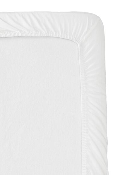 hoeslaken topper - katoen percal - 160x200 - wit