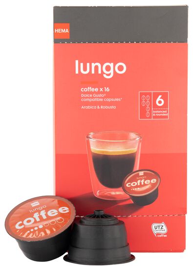 koffiecups lungo - 16 stuks