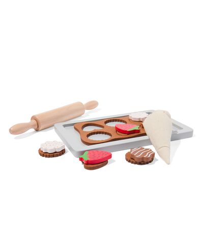 koekjes bakset hout 5-delig