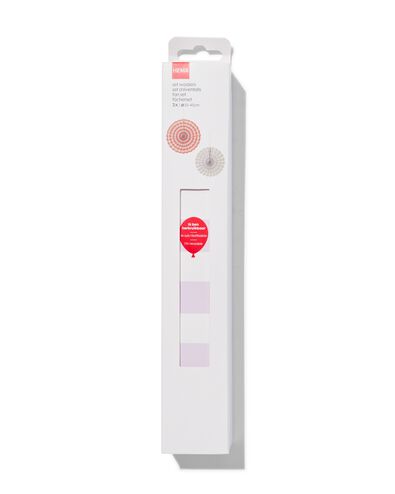 waaiers papier roze/rood - 2 stuks