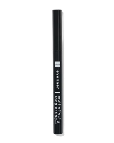 soft eyeliner waterproof mat zwart