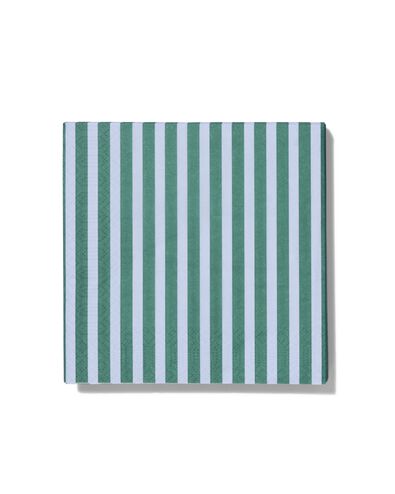 papieren servetten 33x33 strepen - 20 stuks