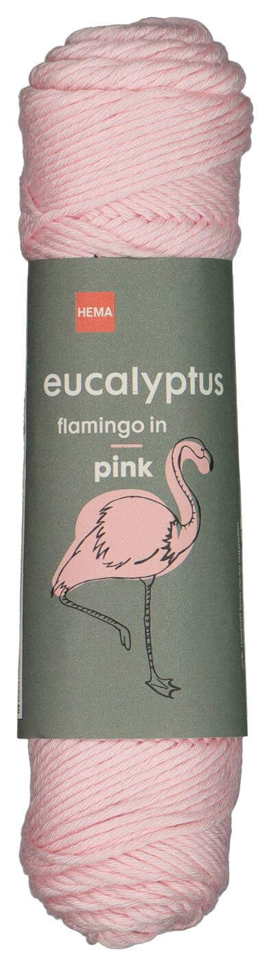 brei en haakgaren eucalyptus 50gr/83m roze