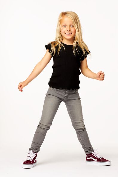 kinder jeans skinny fit grijs